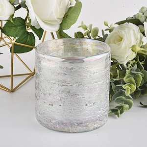 Sunny luxury customized white matte votive glass candle jar