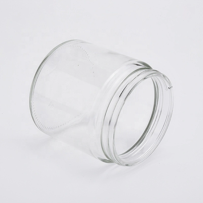 Sunny custom decorative large clear glass candle containers 20oz