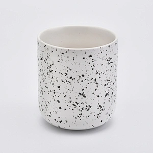 Home Wedding Decoration Candle Jar Ceramic