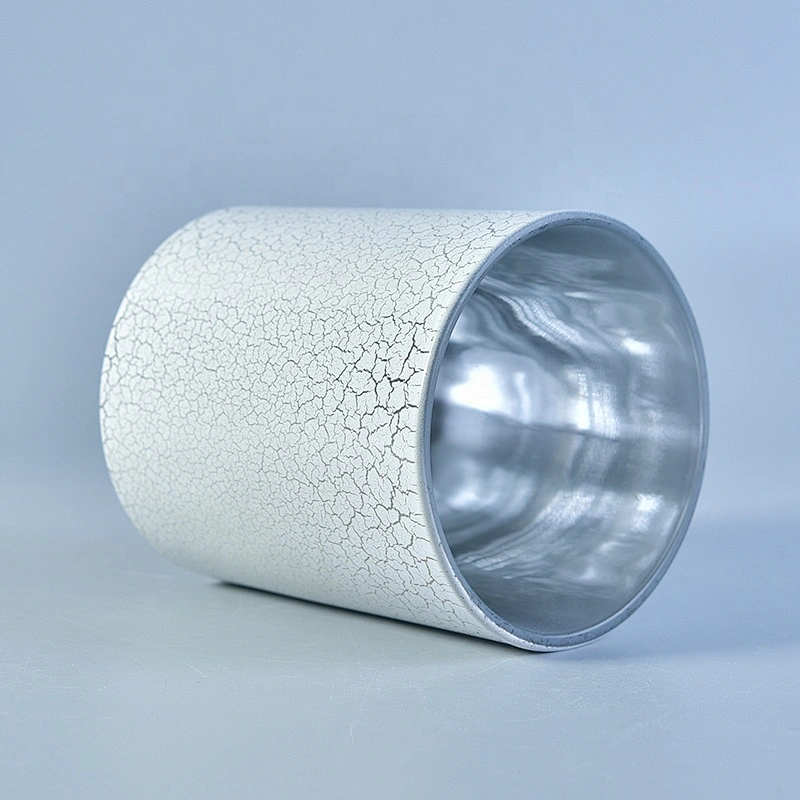 Christmas 8OZ White Candle Glass Jar