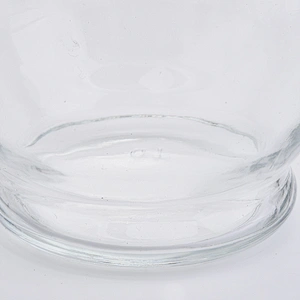 10oz wholesales high-white clear glass candle vessels for home decorations candle containers