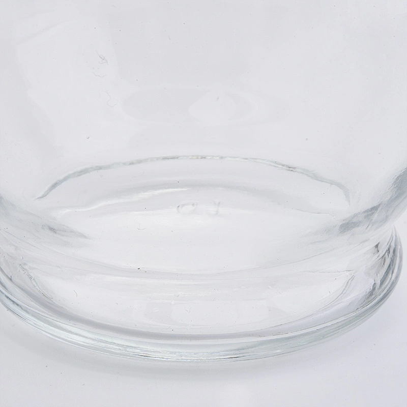 10oz wholesales high-white clear glass candle vessels for home decorations candle containers