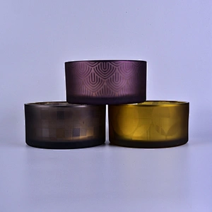 12oz 20oz Wholesales large laser custom glass candle containers