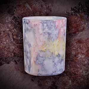 Sunny good price iridescent cylinder votive ceramic candle holder wholesales