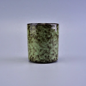 Wholesales colorful ceramic empty religious candle jars