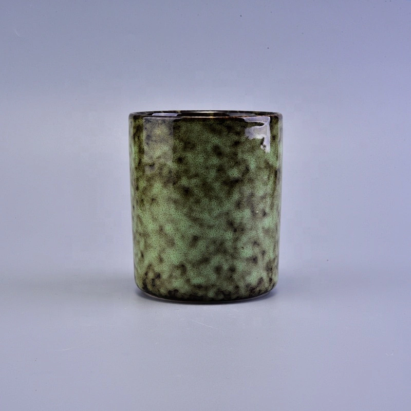 Wholesales colorful ceramic empty religious candle jars