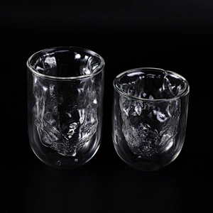 Unique Double Walled Glass Cup For Juice