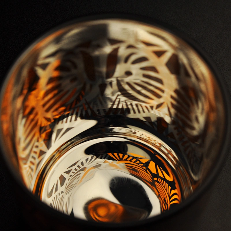 10oz Wholesales mercury glass candle jars with lid
