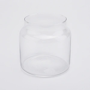 19oz wholesales high-white glass candles jar home decorations candle containers