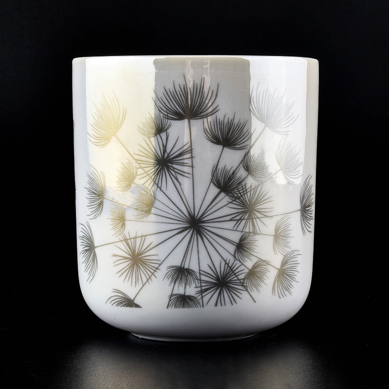Sunny Wholesales custom luxury white ceramic candle holders