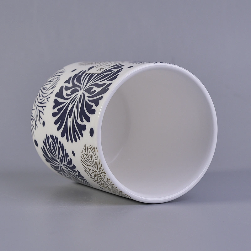 8oz 10oz Sunny new design tealight ceramic candle jar