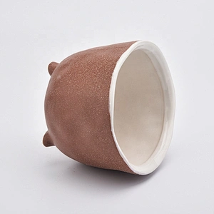 Tealight standing matte coloured candle jar custom