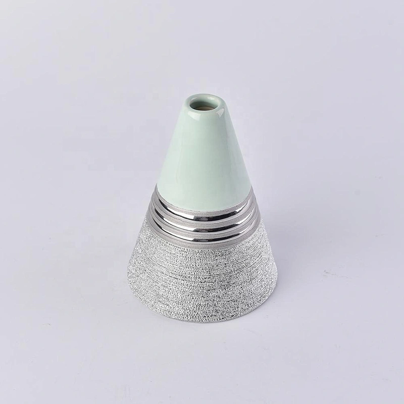 200ml Home decoration Triangle aroma luxury reed diffuser ceramic bottle