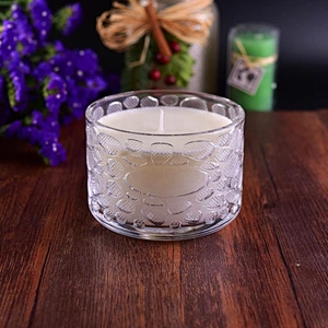 26+years brand cooperation Custom made tealight clear candle holder glass