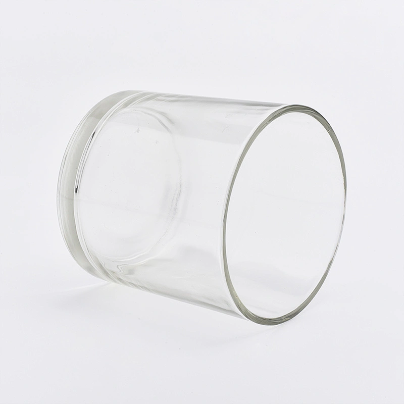 home decor cylinder glass candle jar