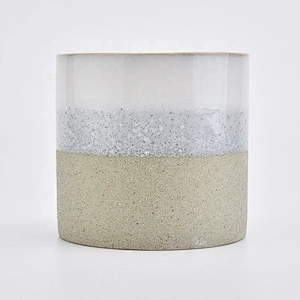Custom 17oz Empty Ceramic Candle Vessels