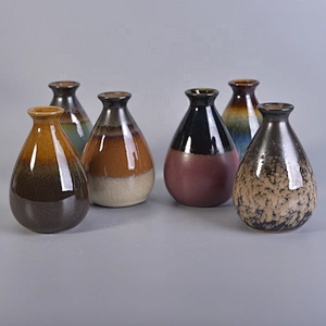 China oil essential reed diffuser ceramic bottles for home decor