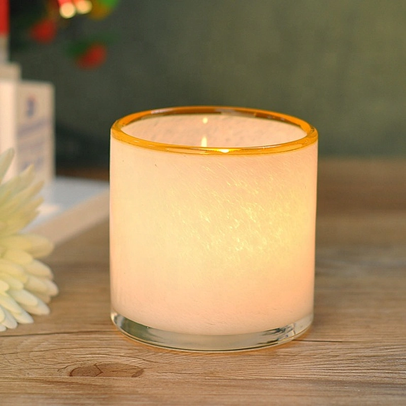 560ml High-end Straight Side Glass Candle Jar Empty