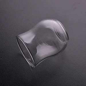 high white transparent glass candle holder for home decor soy wax candle jar