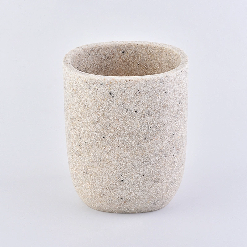 modern hotel complete 4-piece cement bathroom accessories with concrete toothbrush holder soap dish lotion dispenser