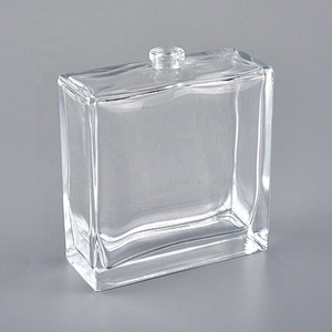 Square Empty Glass Perfume Bottles 30ml 50ml 60ml