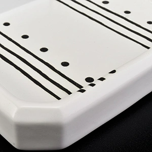 glazing white ceramic bath accessories set ceramic bottle soap dish