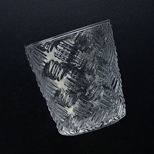 Crystal glass candle holder custom wholesales