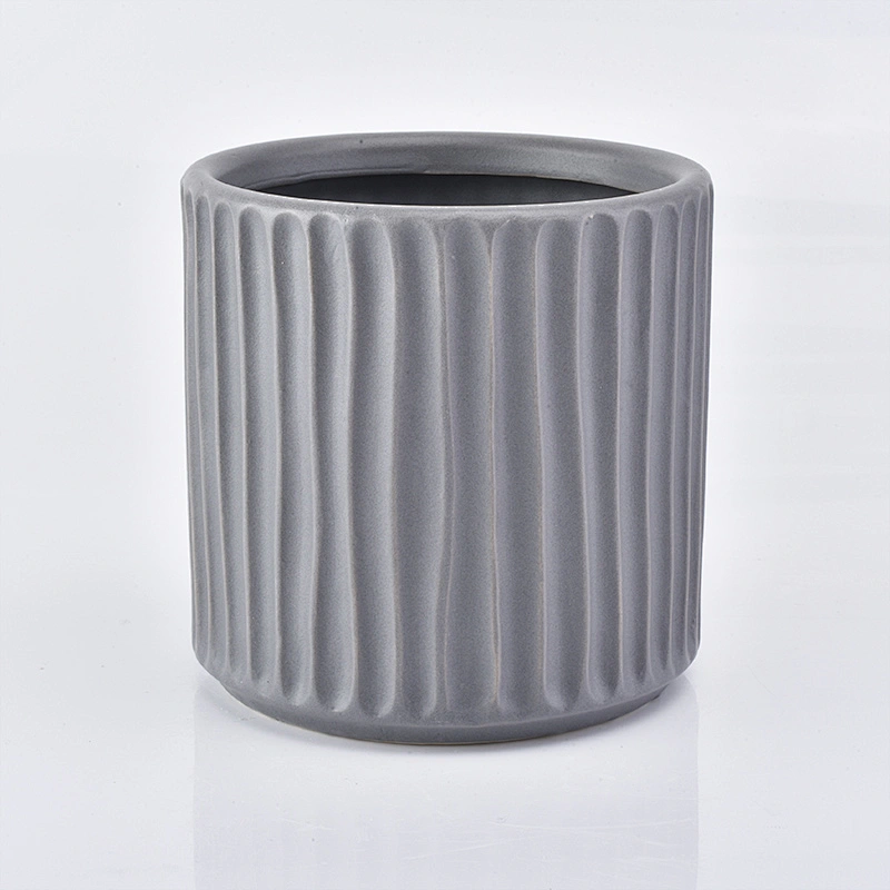 Matte Ceramic Candle Jars For Home Decor Wholesale