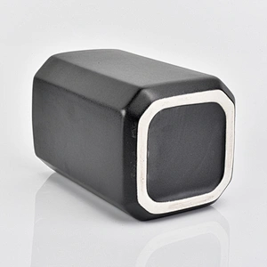glazing black ceramic glass bath accessories sets ceramic bottle tumbler water holder