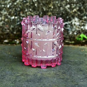 Home decoration empty crystal branch Glass Candle jars wholesales