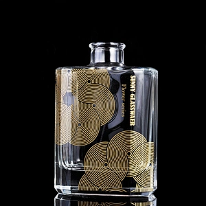 Wholesales crystal logo printing reed glass diffuser bottles
