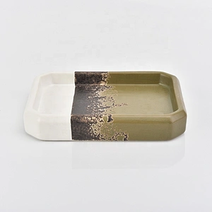 home decor 4 pcs ceramic bathroom soap dish sets