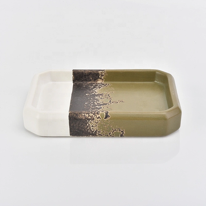 home decor 4 pcs ceramic bathroom soap dish sets