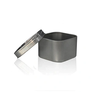 Sunny 250ml silver engraved metal candle jars tin bulk
