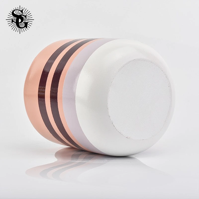 Sunny slap up 380ml 410g colourful colored concrete candle containers