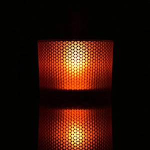 Sunny frost tealight scented candle glass container 10oz 14oz 20oz