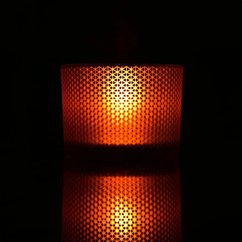 Sunny frost tealight scented candle glass container 10oz 14oz 20oz