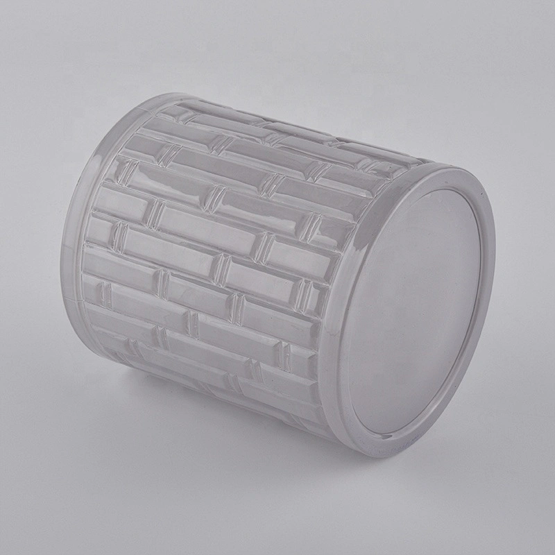 home decor facet glass candle holder