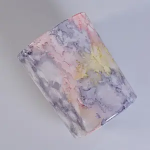 Marble Pattern Glass Candle Holder Wholesale