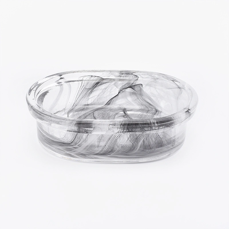 overlay glass bath accessories sets white and black glass bottle soap dish tumbler