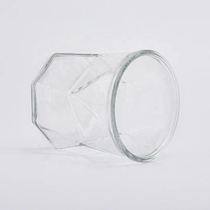 Sunny crystal luxury clear tealight glass candle jar 8oz 10oz 11oz
