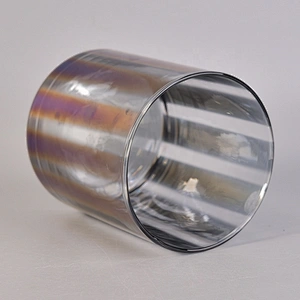 Luxury colored glass tea light candle holders