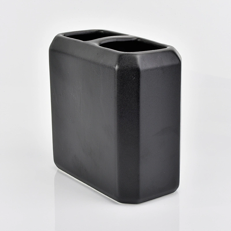 glazing black ceramic glass bath accessories sets ceramic bottle toothbrush holder