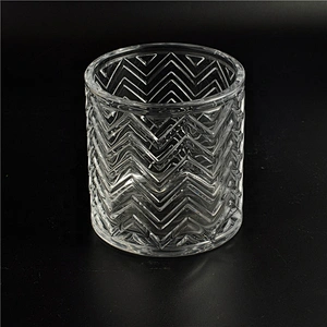 Sunny luxury tealight custom glass candle holder with lid
