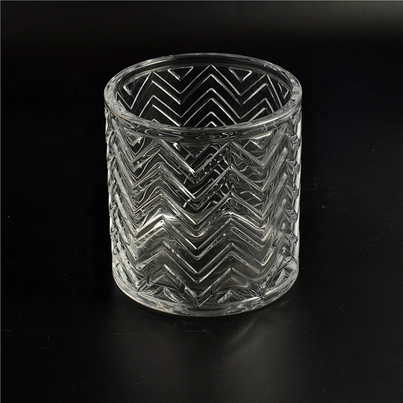 Sunny luxury tealight custom glass candle holder with lid