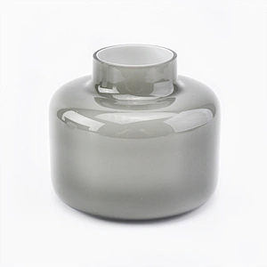 620ml grey overlay glass reed diffuser bottles fragrance bottles