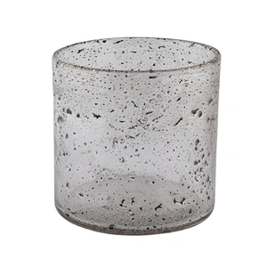 Sunny Suppliers bubble luxury glass candle jar in bulk for candle making