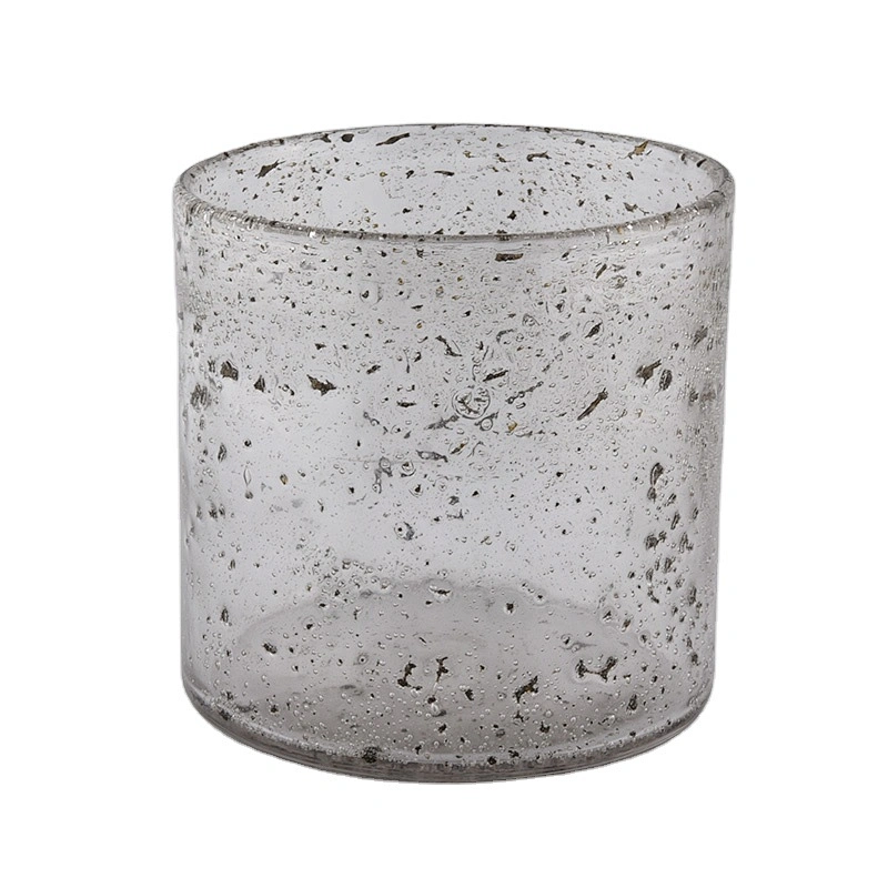Sunny Suppliers bubble luxury glass candle jar in bulk for candle making