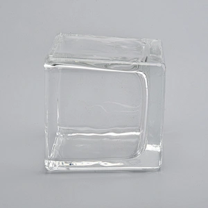 70ml 120ml 280ml Square Shaped Glass Candle Holder Wholesale