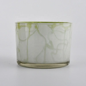 luxury fashionable glass candle holder